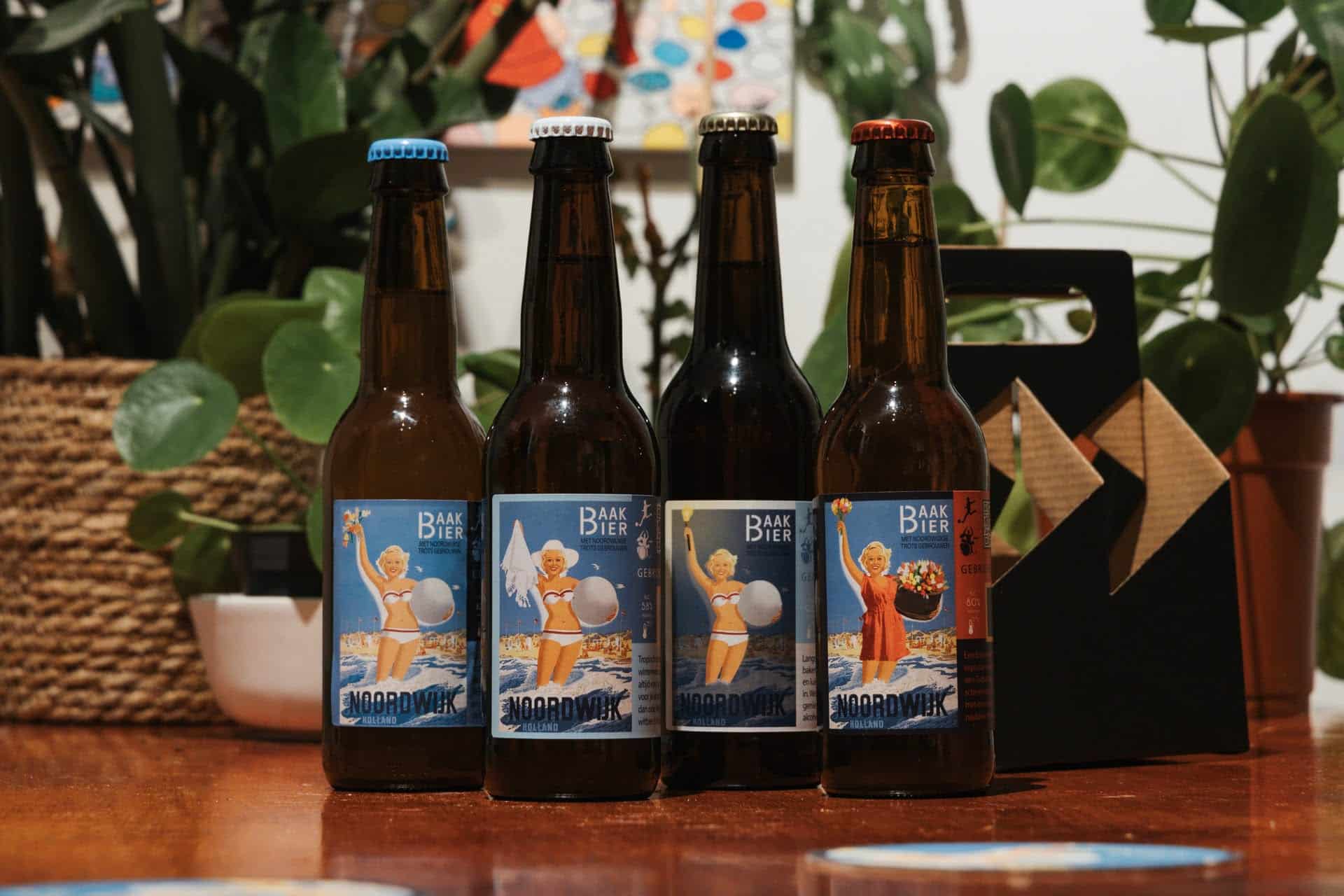 BaakBier proefpakket met kartonnage op een tafel